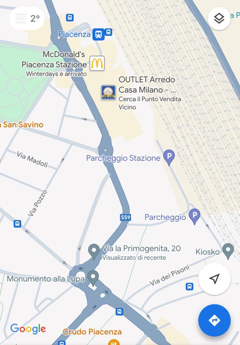 Appartamento La Lupa Piacenza Luaran gambar